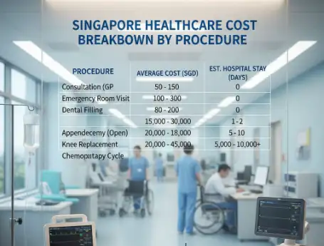 Singapore Healthcare Cost Breakdown